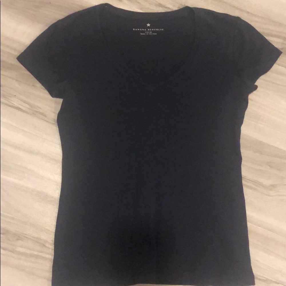 Banana republic xs navy blue tee